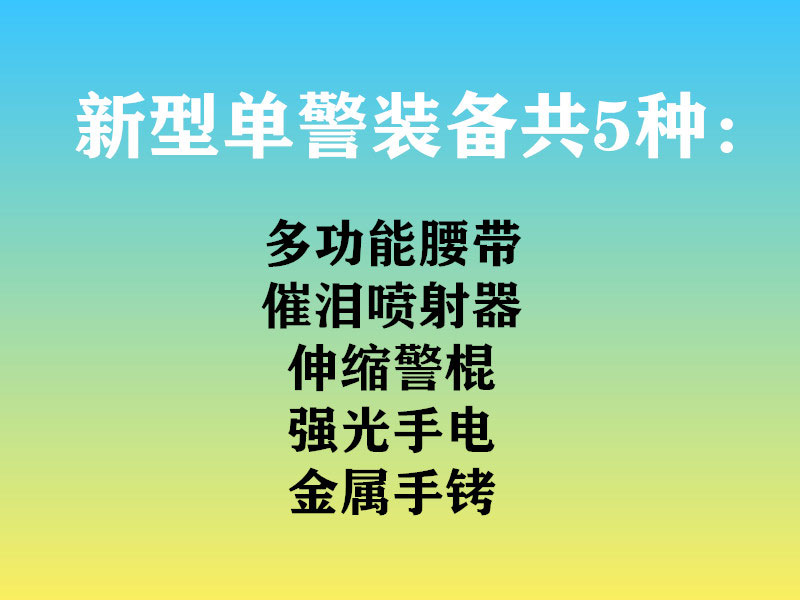 公安新型单警装备的升级，意味着什么？